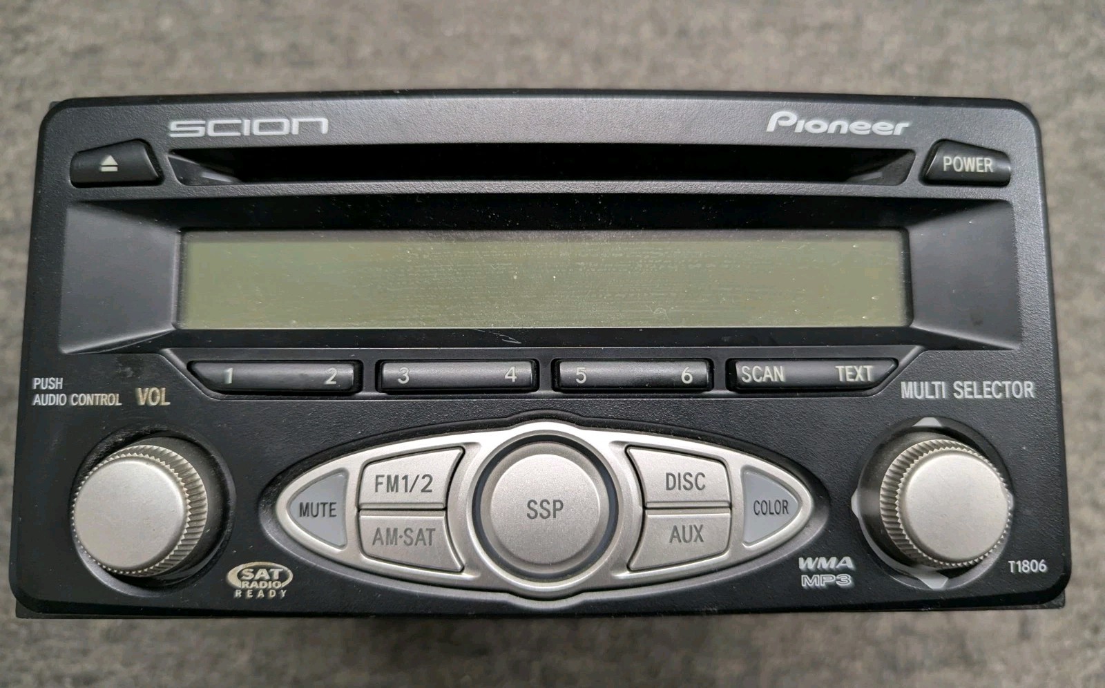 2004-2007 Scion Tc Pioneer Am Fm Cd Mp3 Wma Aux Sat Stereo #08600-21800