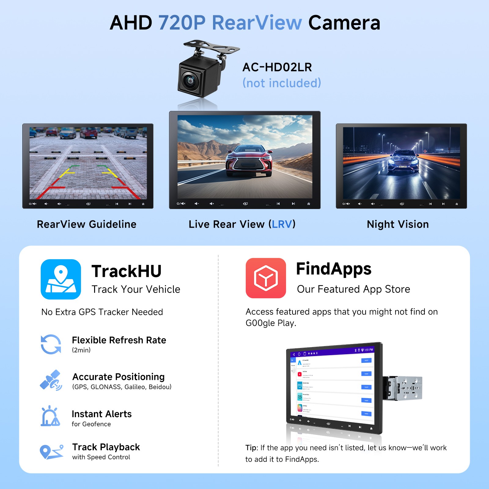 ATOTO 10.1″ 2G+32G Floating 1DIN Car Stereo Wireless CarPlay Android Auto 4G GPS