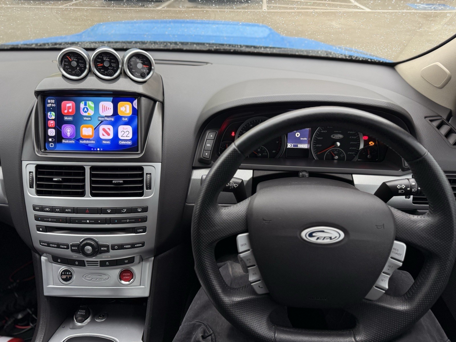 COMBO DEAL— FG MK1/MK2 | SatNav +GPS —Wireless CarPlay | Triple Gauge Pod/Fascia