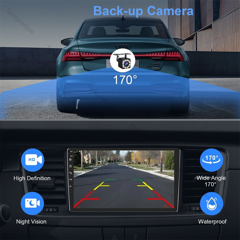 10inch Android 12 Car Stereo Apple Carplay Android Auto GPS WiFi 2Din Head Unit