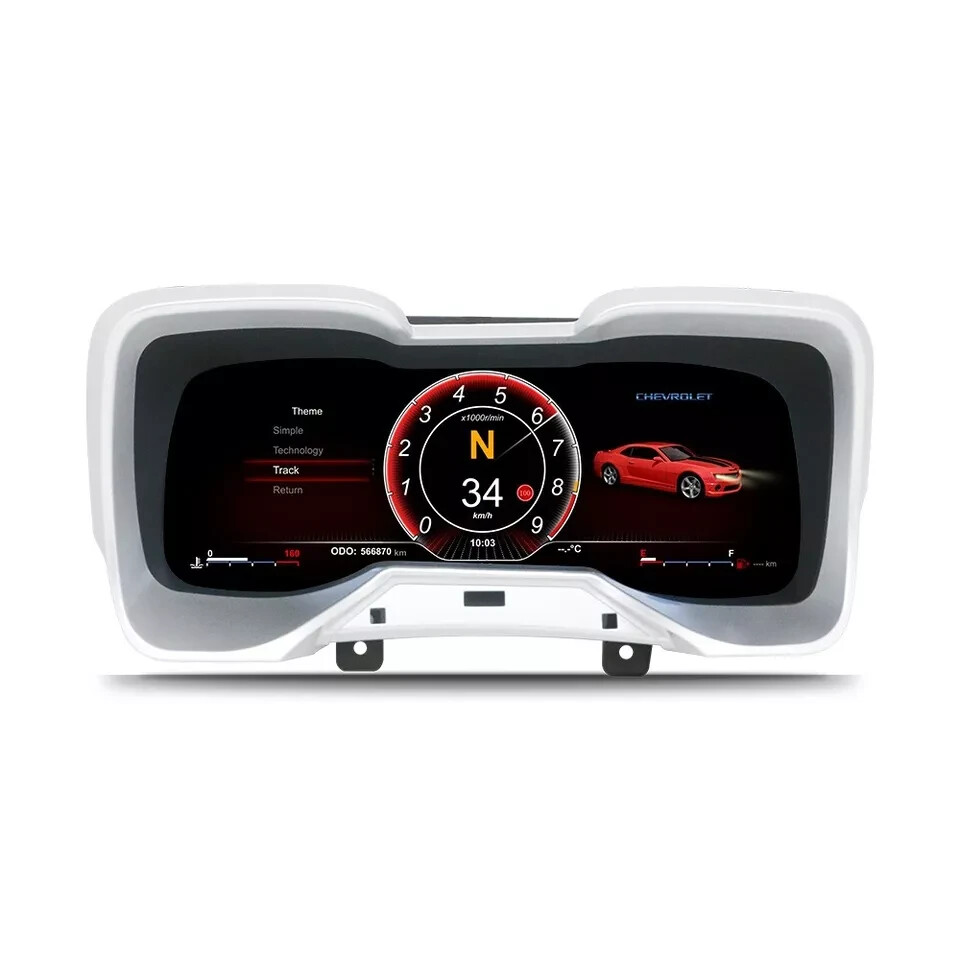 LCD Digital Instrument Cluster Speedometer Fits For Chevrolet Camaro 2010-2015