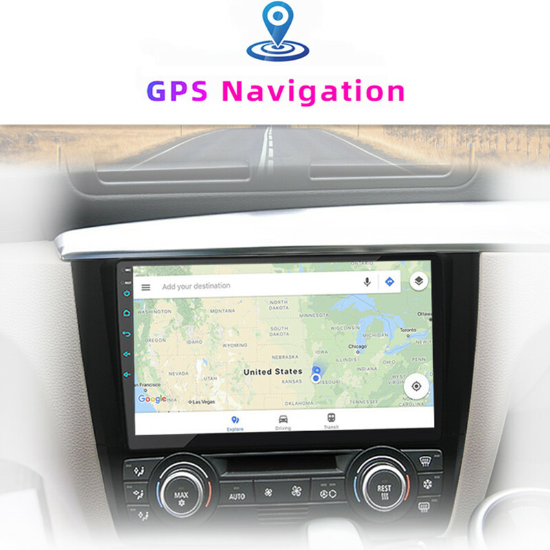 9inch Android 2din Car Radio Multimedia Video Player For 1-Series GPS Navigation