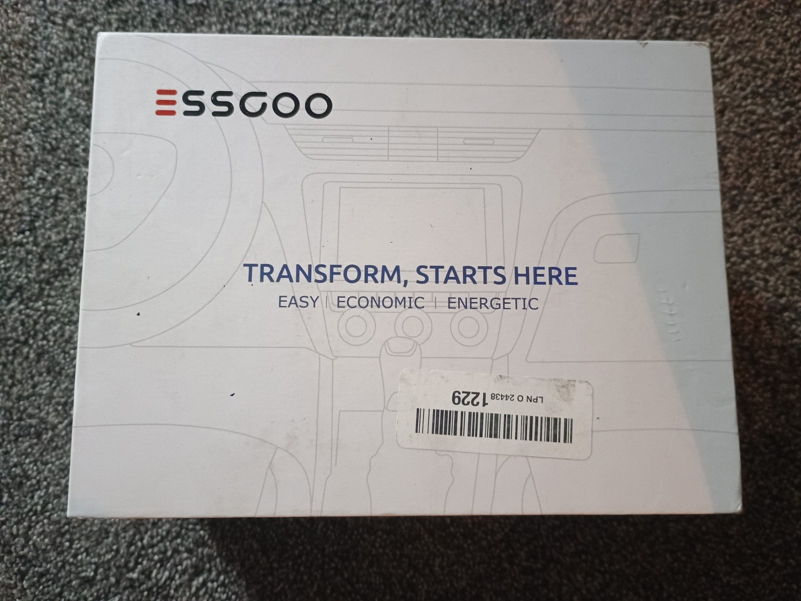 ESSGOO 743CP Black 7″ Bluetooth Android Auto Car Stereo With Apple Carplay