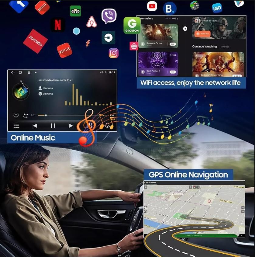 Car Radio Stereo Carplay For 2010-2015 Chevrolet Camaro 2+64G 9in Radio FM