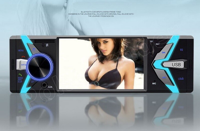Single DIN 4 inch FM USB TF MP4 MP5 Player Bluetooth Car Radio video Stereo 12V