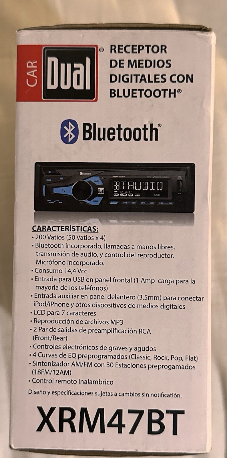 Dual • Digital Media Receiver w/ Bluetooth • 200W • XRM47BT • Brand New/Open Box