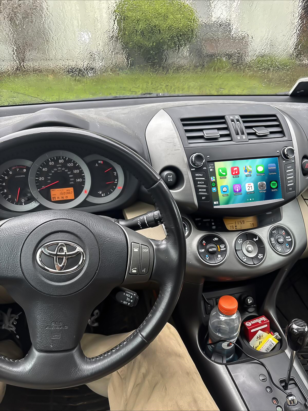 For Toyota RAV4 2006-2012 7″ Android 15 Wifi Apple Carplay Car Stereo Radio GPS