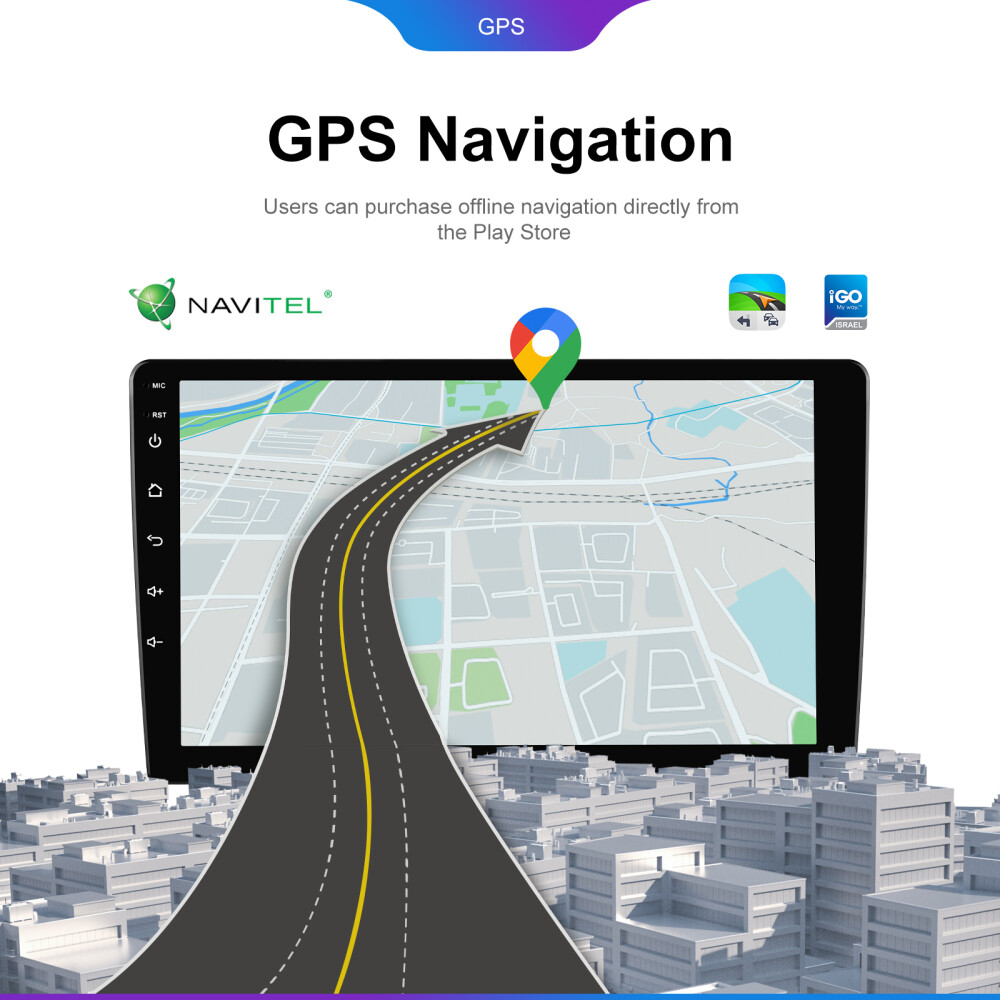 6G+128G 8 Core 2 Din CarPlay Car Stereo Radio Android 13.0 GPS Navi DSP WIFI IPS