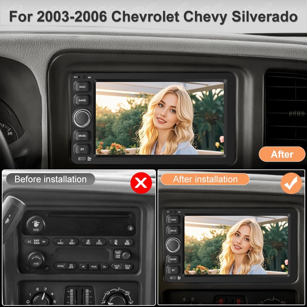 Vratzn Android Car Stereo Chevy GMC 2003-2006