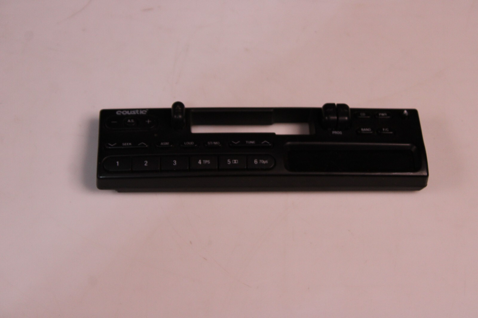 OLD SCHOOL Coustic cassete player,tape deck,RARE, (Detachable Face Only)