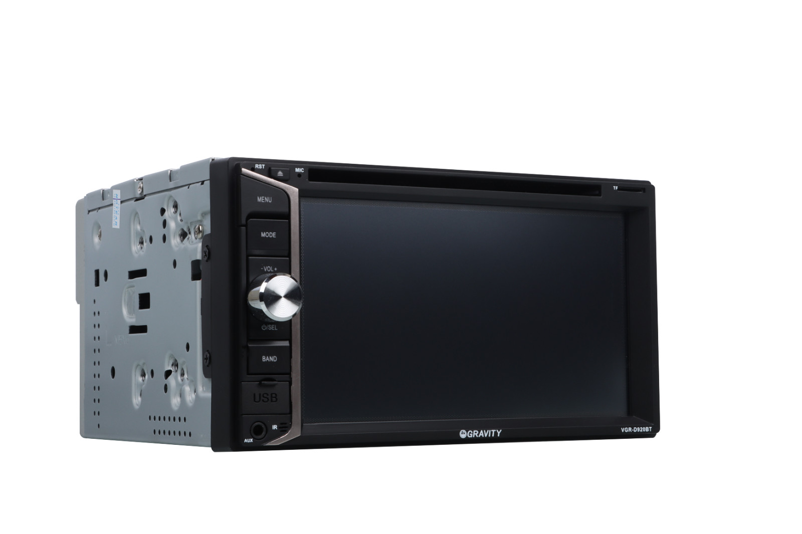 Gravity 6.2″ Car Stereo CD DVD 2Din Receiver with Bluetooth/DVD/CD/MP3/FM/USB/SD