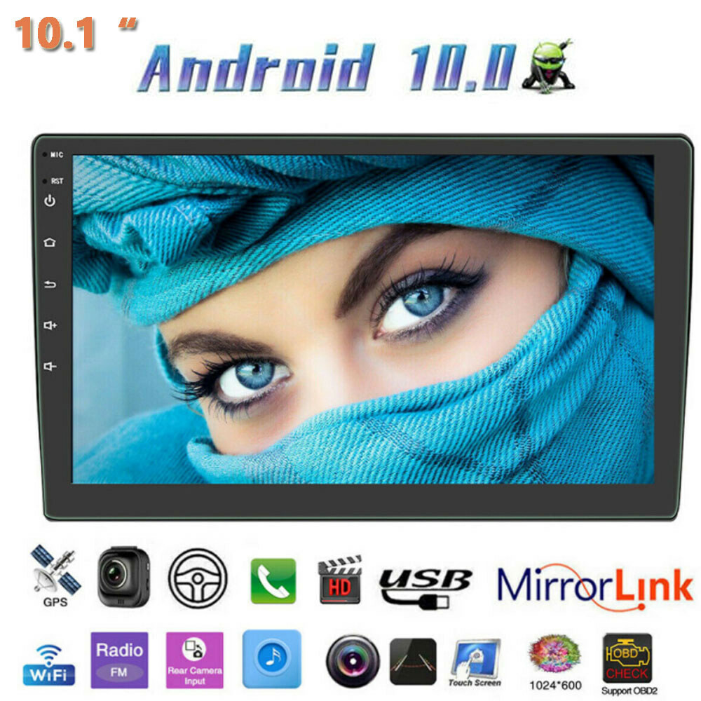 Android 11.0 10.1″ Car Radio GPS Navi WIFI Mirror Link FM Stereo 2Din Quad Core
