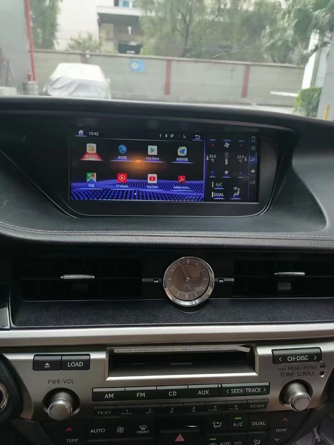 Android Car Gps Navigation 10.25″ For Lexus Es Es350 Es300h Audio Tesla Style