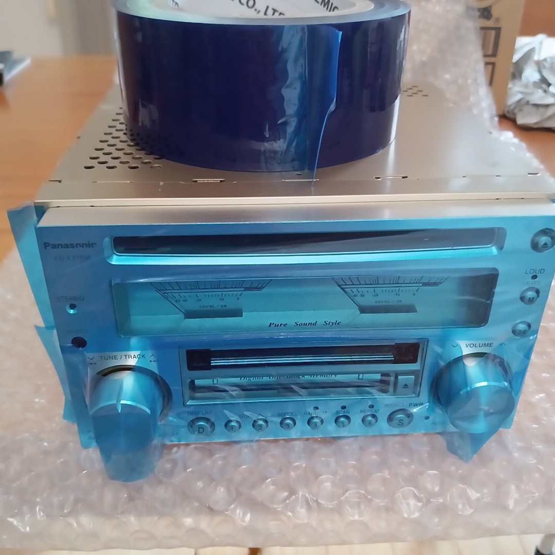 Panasonic CQ-VX5500D｜Integrated CD/MD receiver 2DIN｜Operation Confirmed