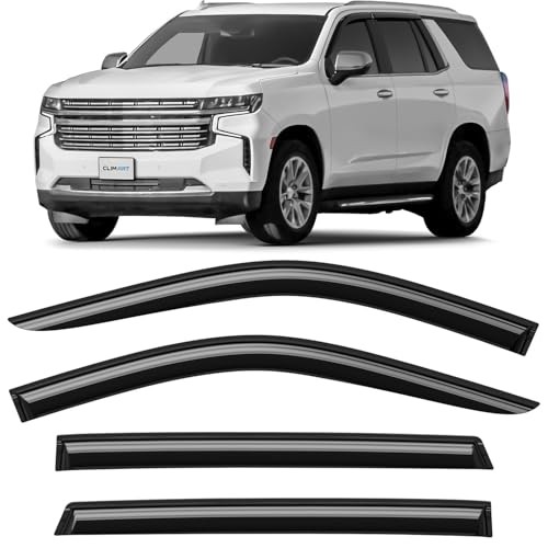 Incredibly Durable Rain Guards for Chevy Tahoe/Cadillac For Tahoe 21-26