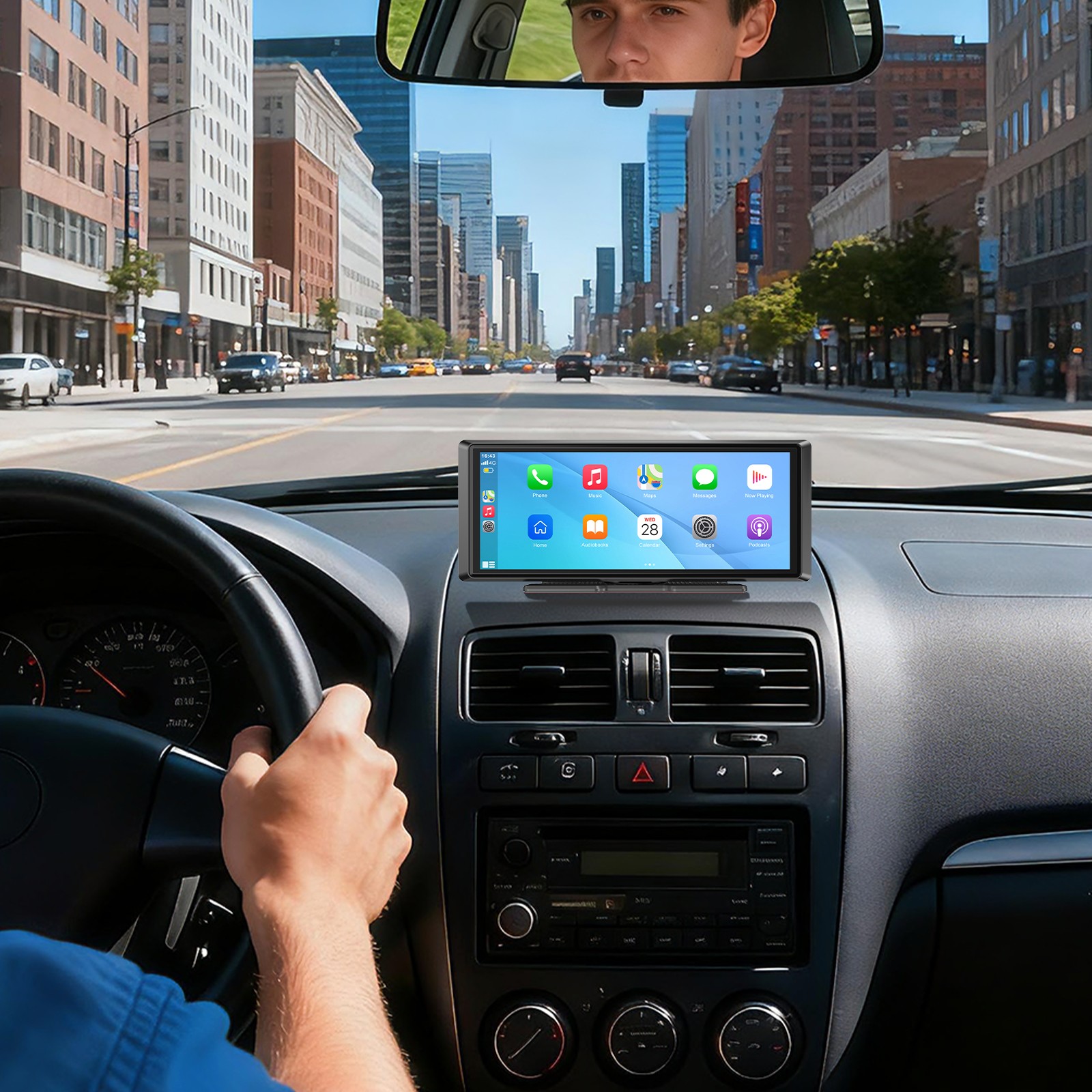 8.1″ Smart In-vehicle Touchscreen Portable Car Stereo Radio Carplay Android Auto