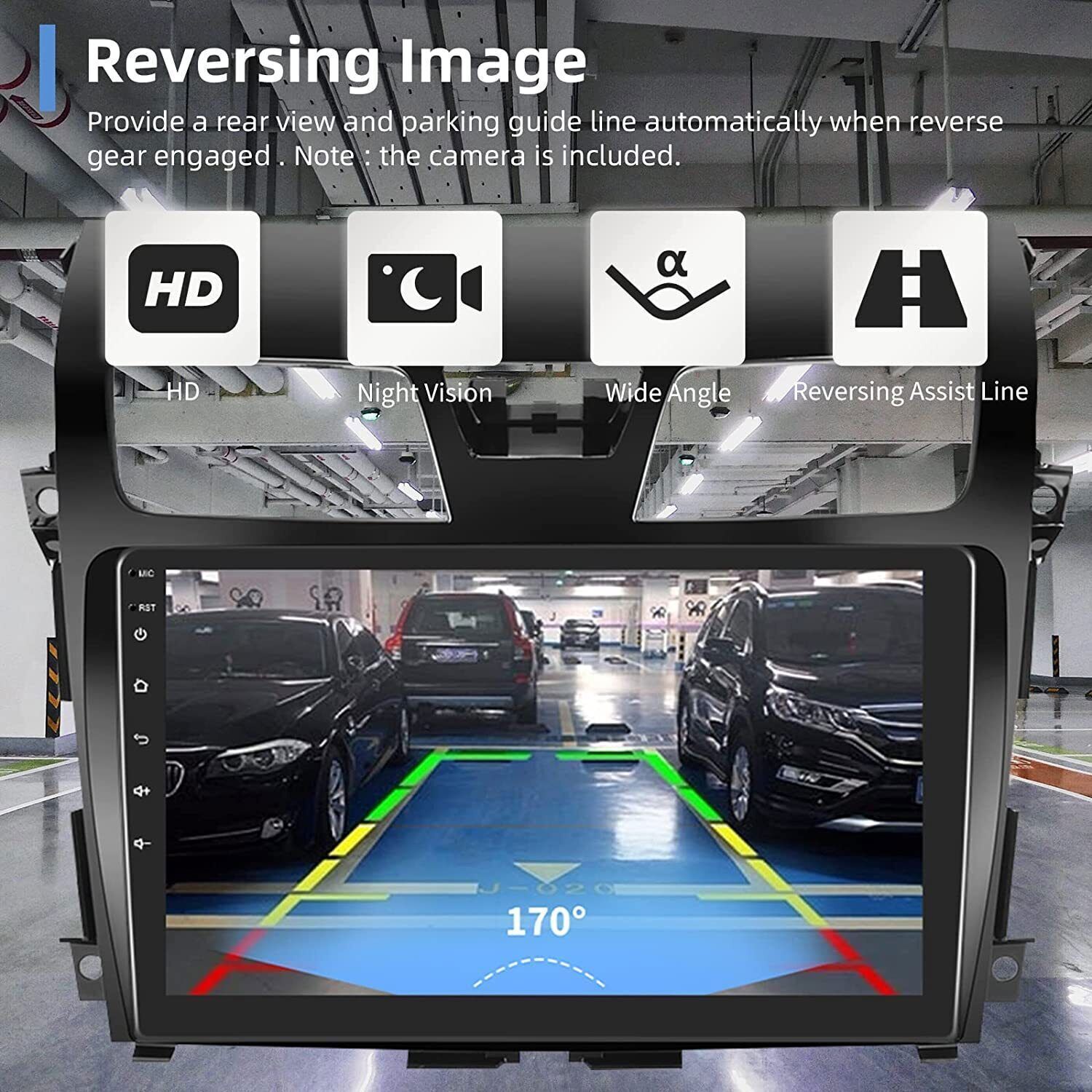 4Core 2GB+64GB Android 13.0 Car Stereo Radio Carplay For 2013-2018 Nissan Altima