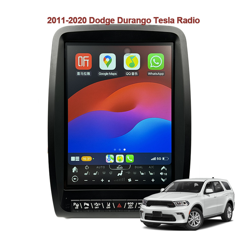 13″ GPS Navi Car Stereo For Dodge Durango Carplay Vertical Screen Radio 6g+128g