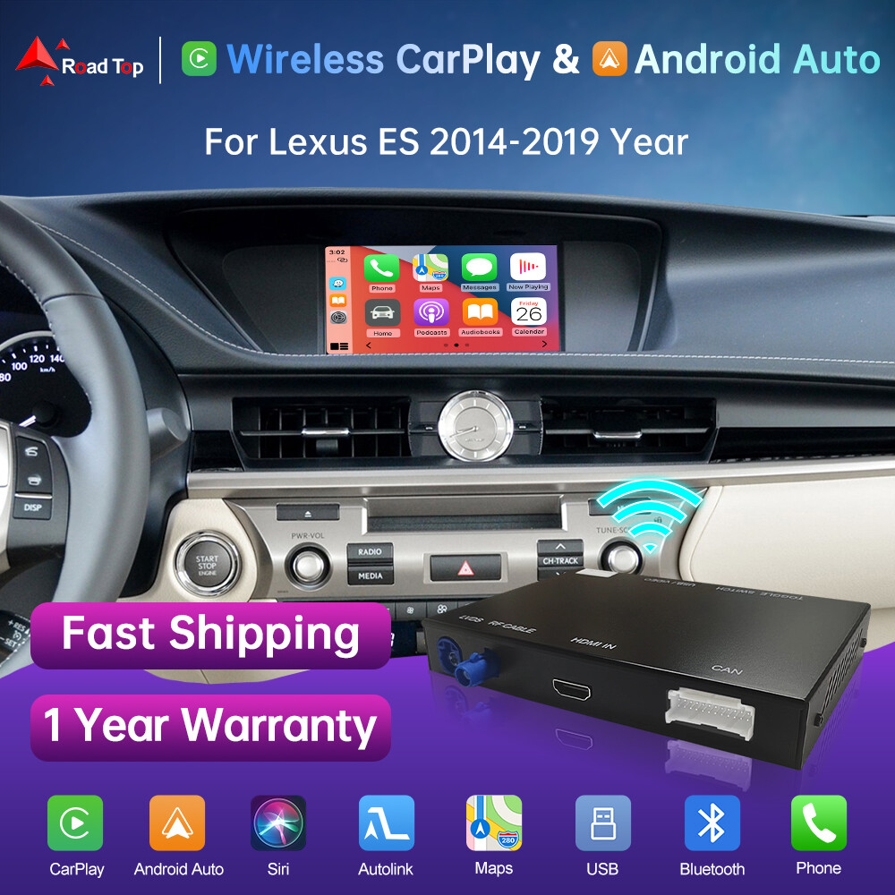 Wireless Carplay Android Auto Module For Lexus ES 2014-2019 Mirror Link AirPlay