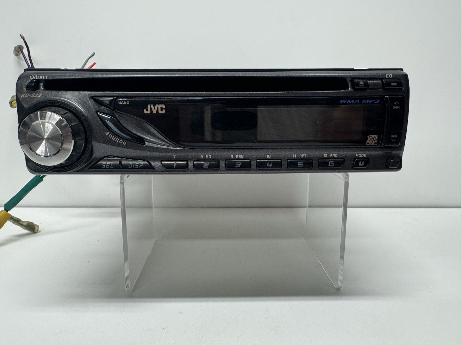 JVC Removable Face CD/radio/WMA/MP3 Player Model KD-S23