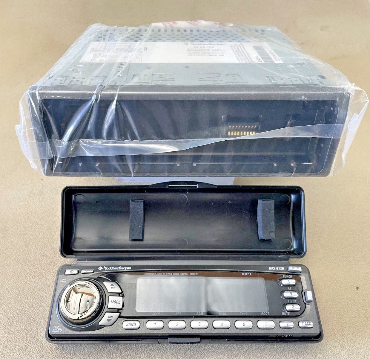 Old School Rockford Fosgate RFX-9120G — AM/FM/CD Player/MP3 Playback, NOS #418