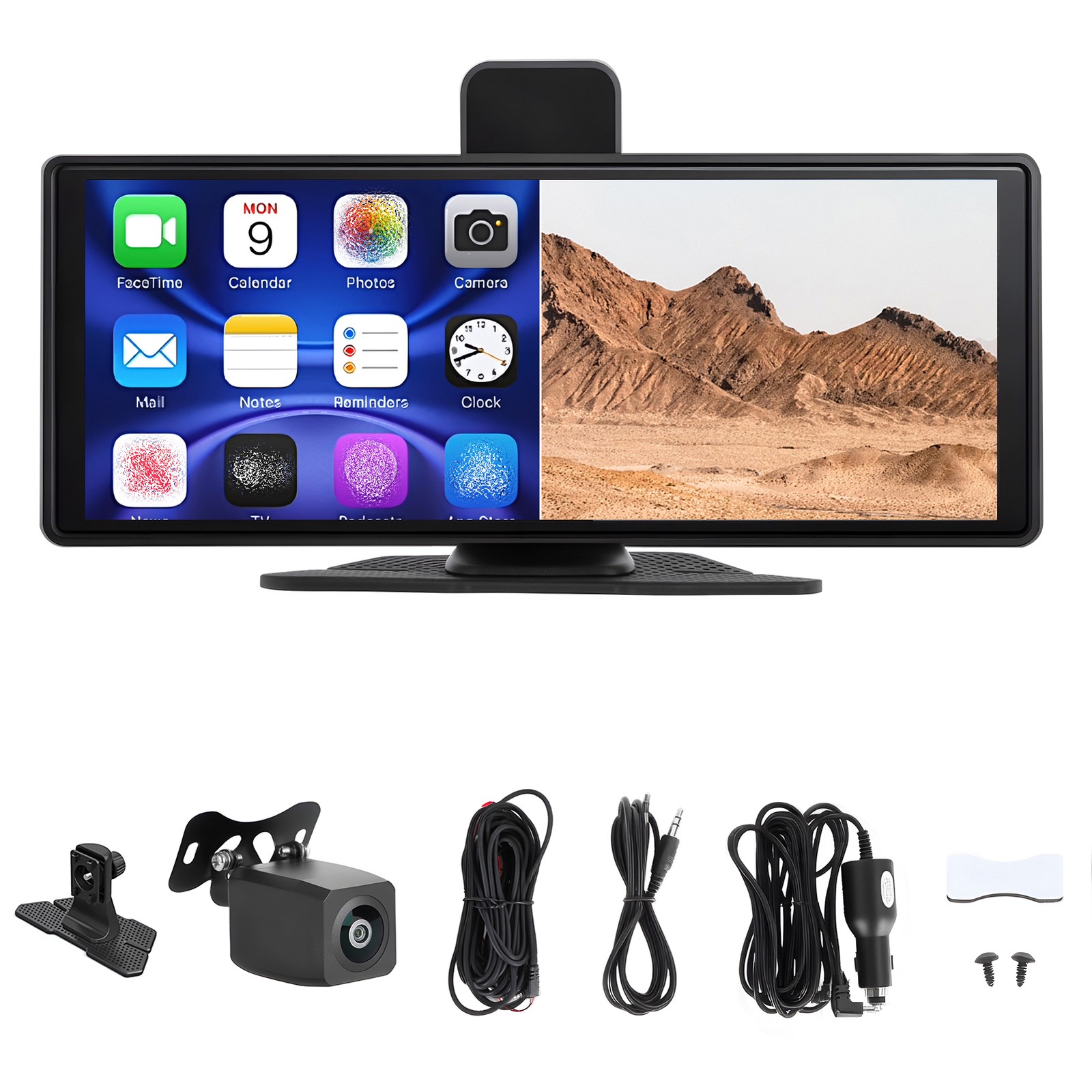 10.26 Inch Wireless Car Display Screen, Car Stereo Automobile Video Player