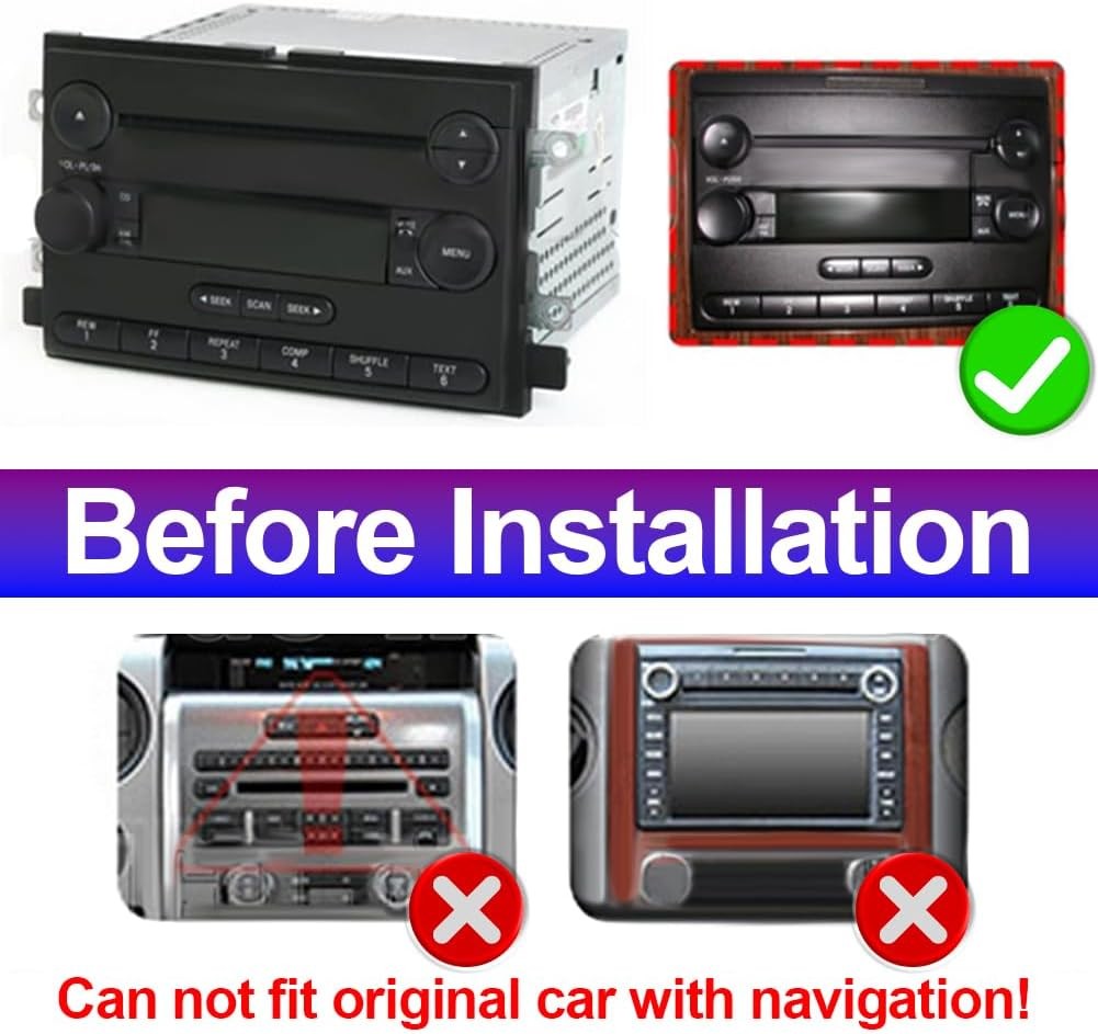 For Ford F150 F-150 2004-2008 Car Stereo Radio Android 14 2+64G Carplay GPS