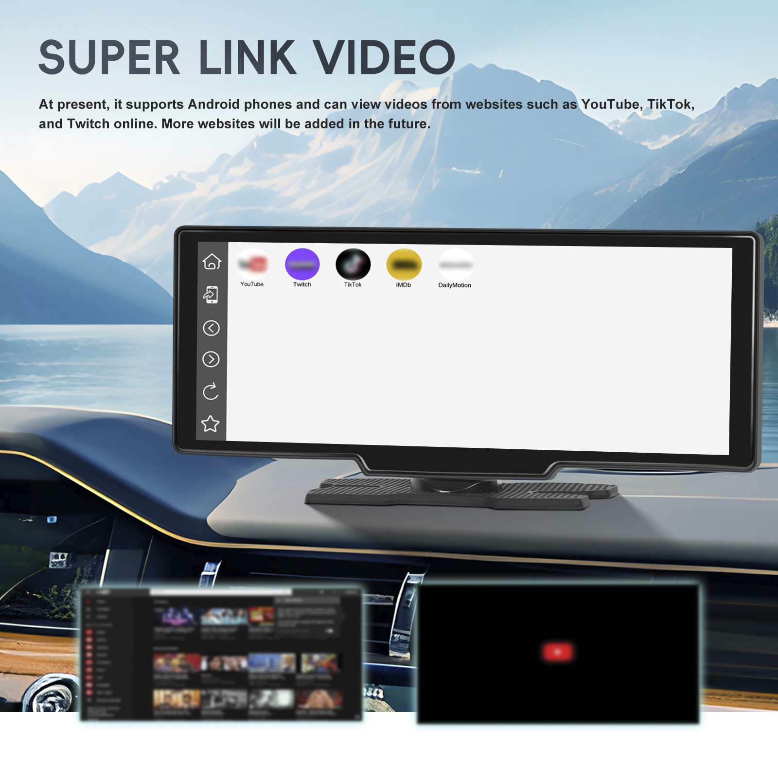 10.26 HD Display Car Navigation System CarPlay all-in-one Machine 12 LED Camera