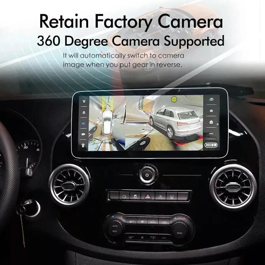 12.3″ Car Stereo Radio Android Navigation 2+32GB For 2014-2022 Benz Vito Metris