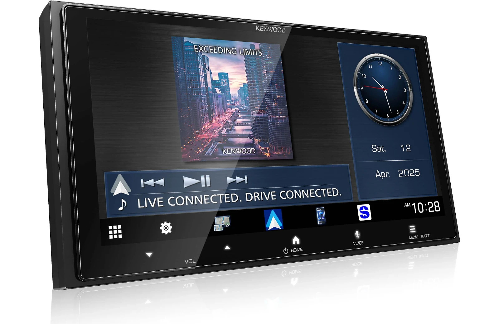 Kenwood DMX8710S In Dash Car Media Receiver 6.92″ Screen Wireless Apple CarPlay