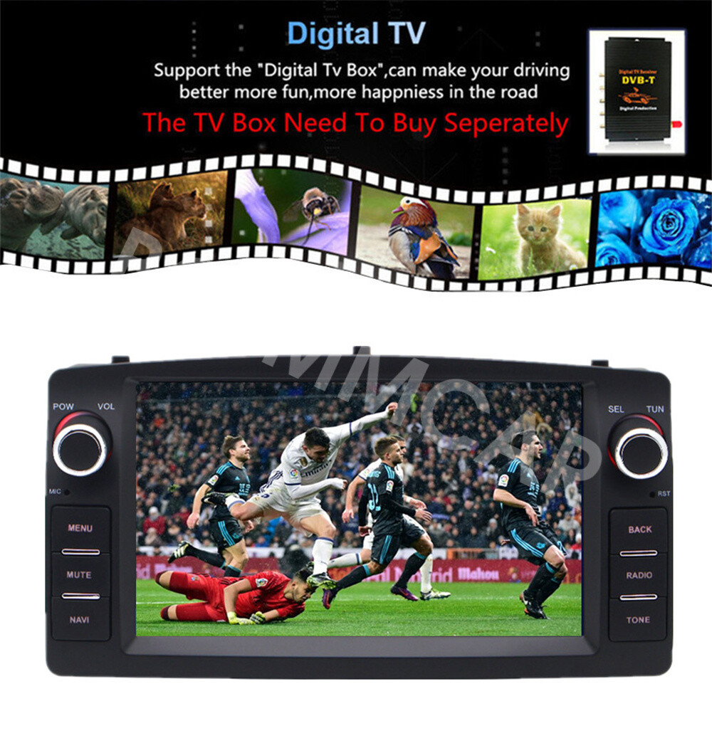 Fit For Toyota Corolla 2003-2008 Double Din Car Stereo Touch Screen Radio Player