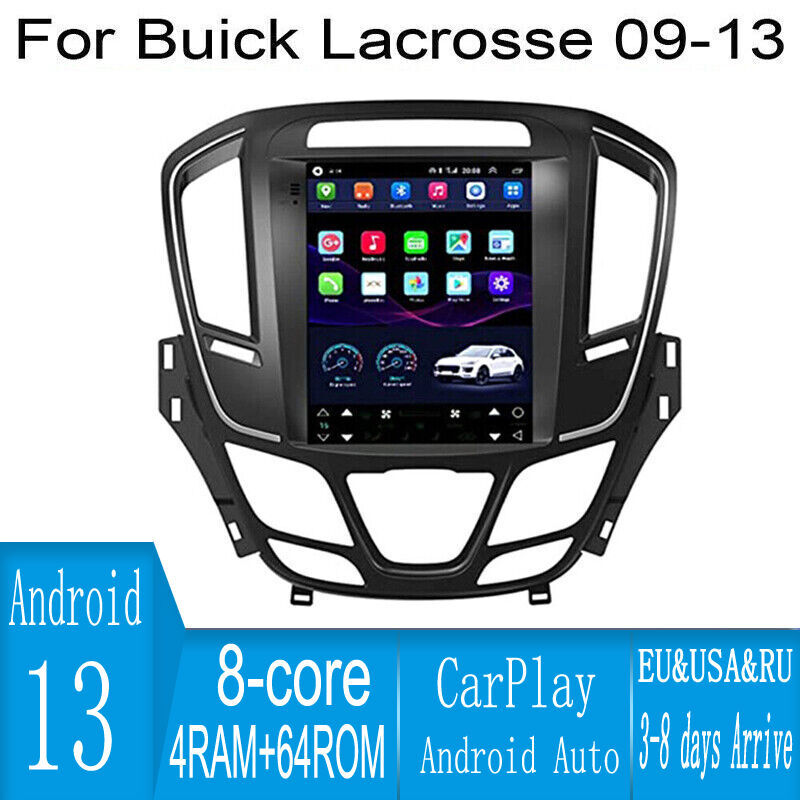 12.1″ Android Navigation Car Gps Stereo Tesla Style For Buick Lacrosse 2009~2013