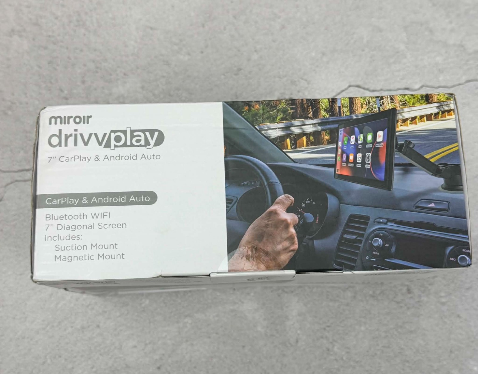 Drivvplay M1003-7 portable Wireless Carplay and Android Auto Display | 7″