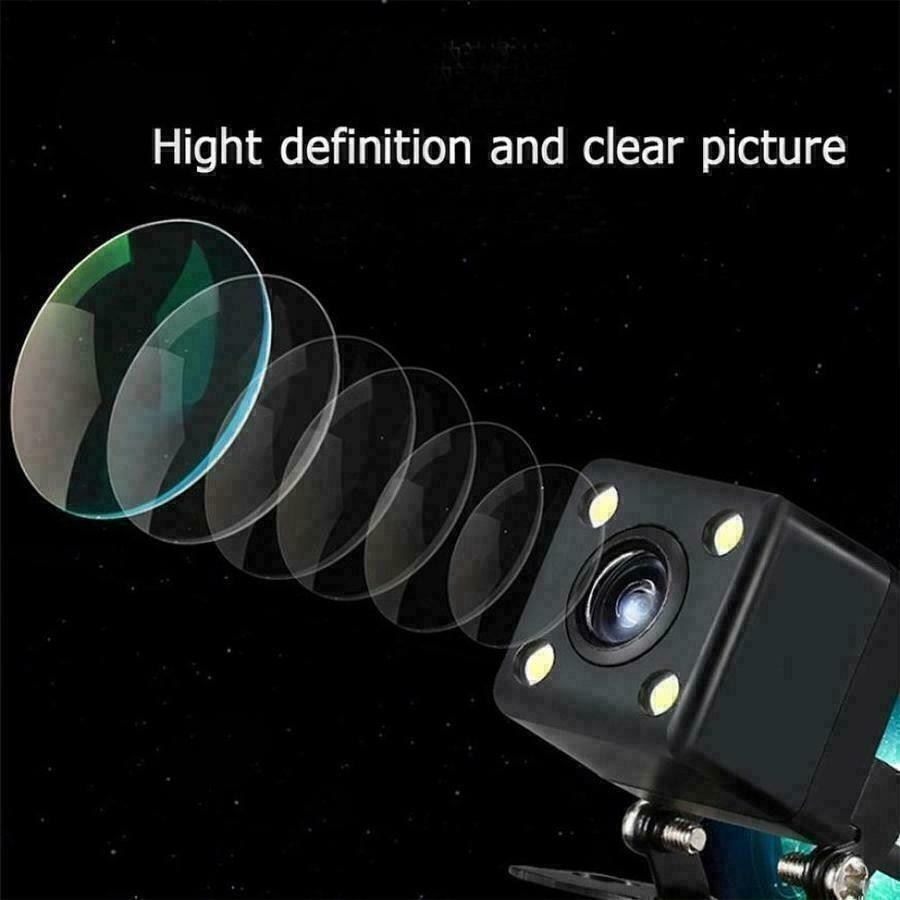 4LED Car Rearview Parking Backup Camera View Reverse for Car Stereo Radio