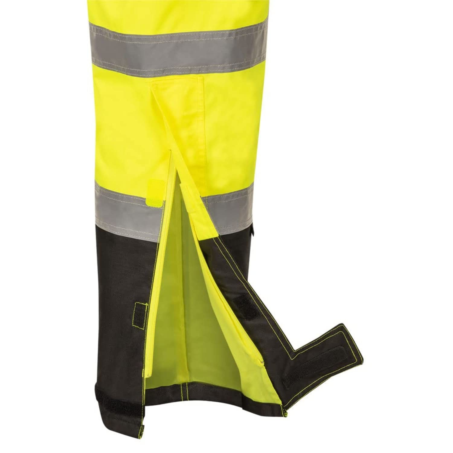Pioneer Ripstop High Visibility Bib Pant – Safety Rain Gear – Hi Vis, Waterproof