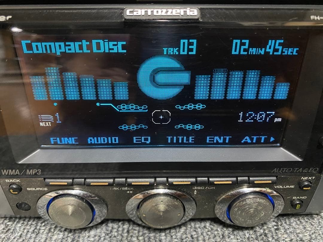 Pioneer Carrozzeria FH-P009MD 2DIN CD MD Car Stereo Bluetooth JDM Audio Japan