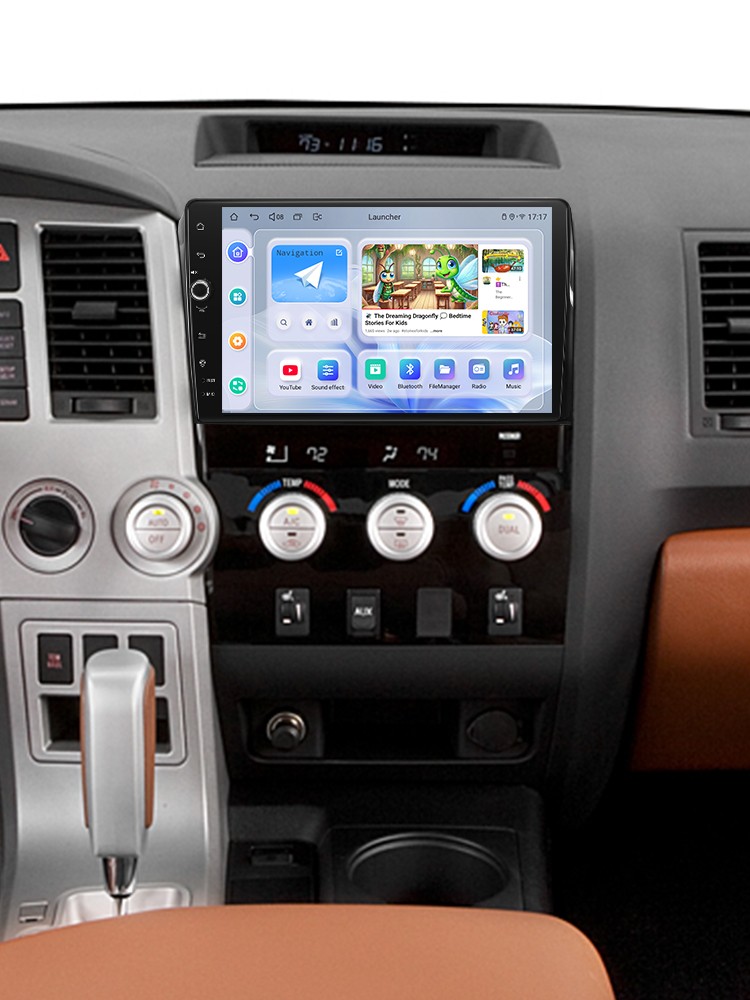 For 2007-2013 Toyota Tundra Sequoia 10.1″ Android 12 Radio With Volume Button