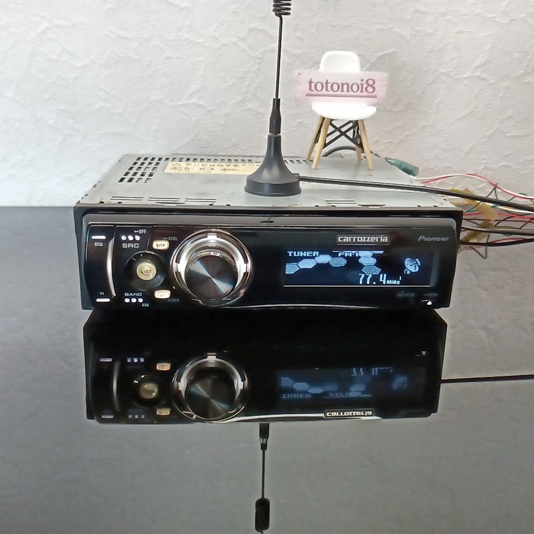 Pioneer Carrozzeria DEH-P730 1DIN Car Audio CD Tuner DSP Tested Fast Shipping