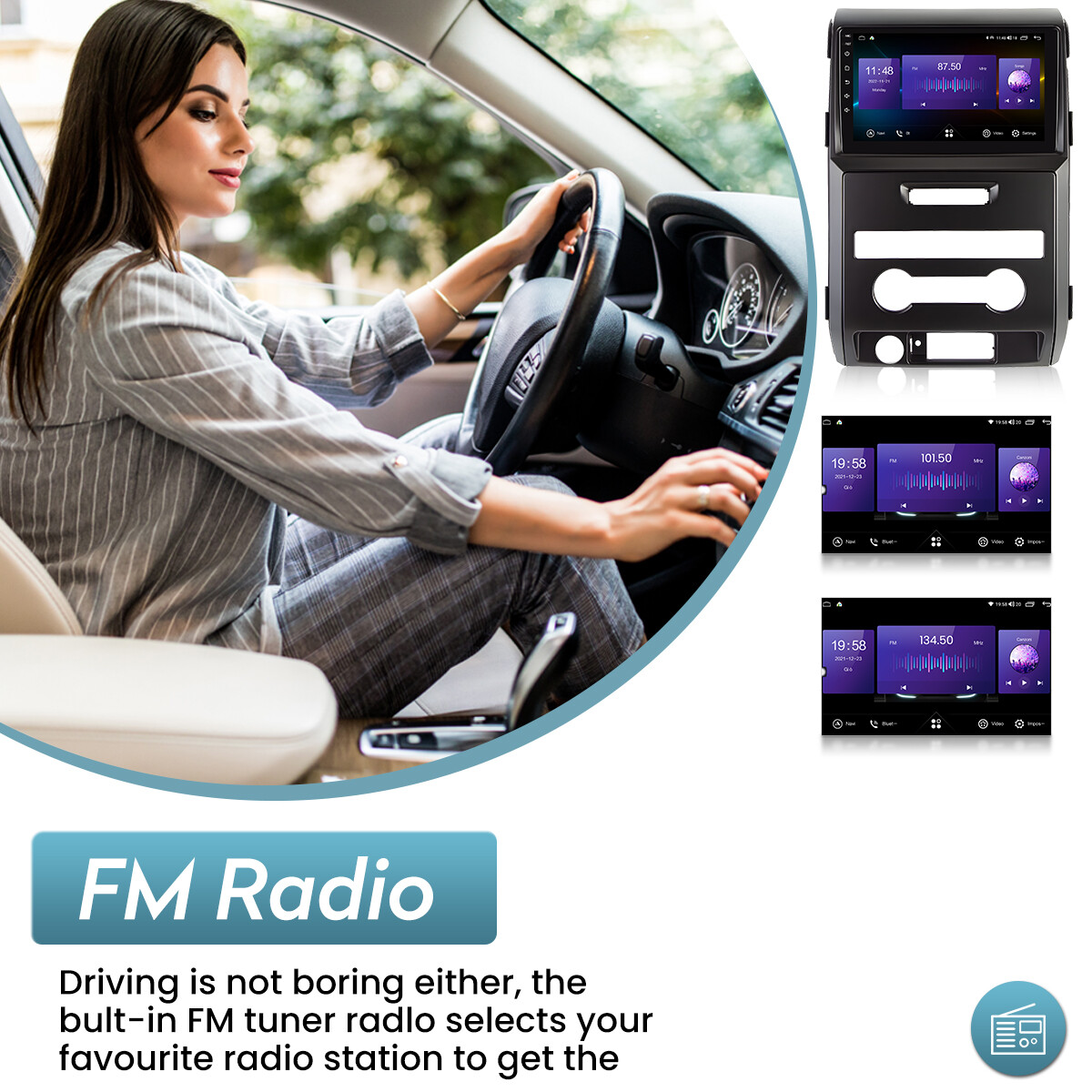 32GB Android 12.0 Car Stereo Radio For Ford F-150 F150 2009-2014 GPS Navi WIFI