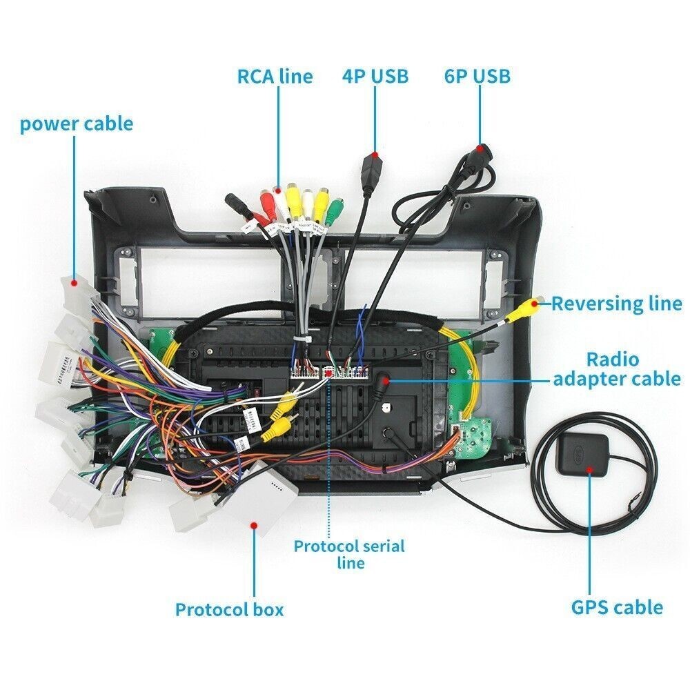 USED For Toyota 4Runner 2010-2021 Android Car Radio Stereo BT Carplay AHD GPS
