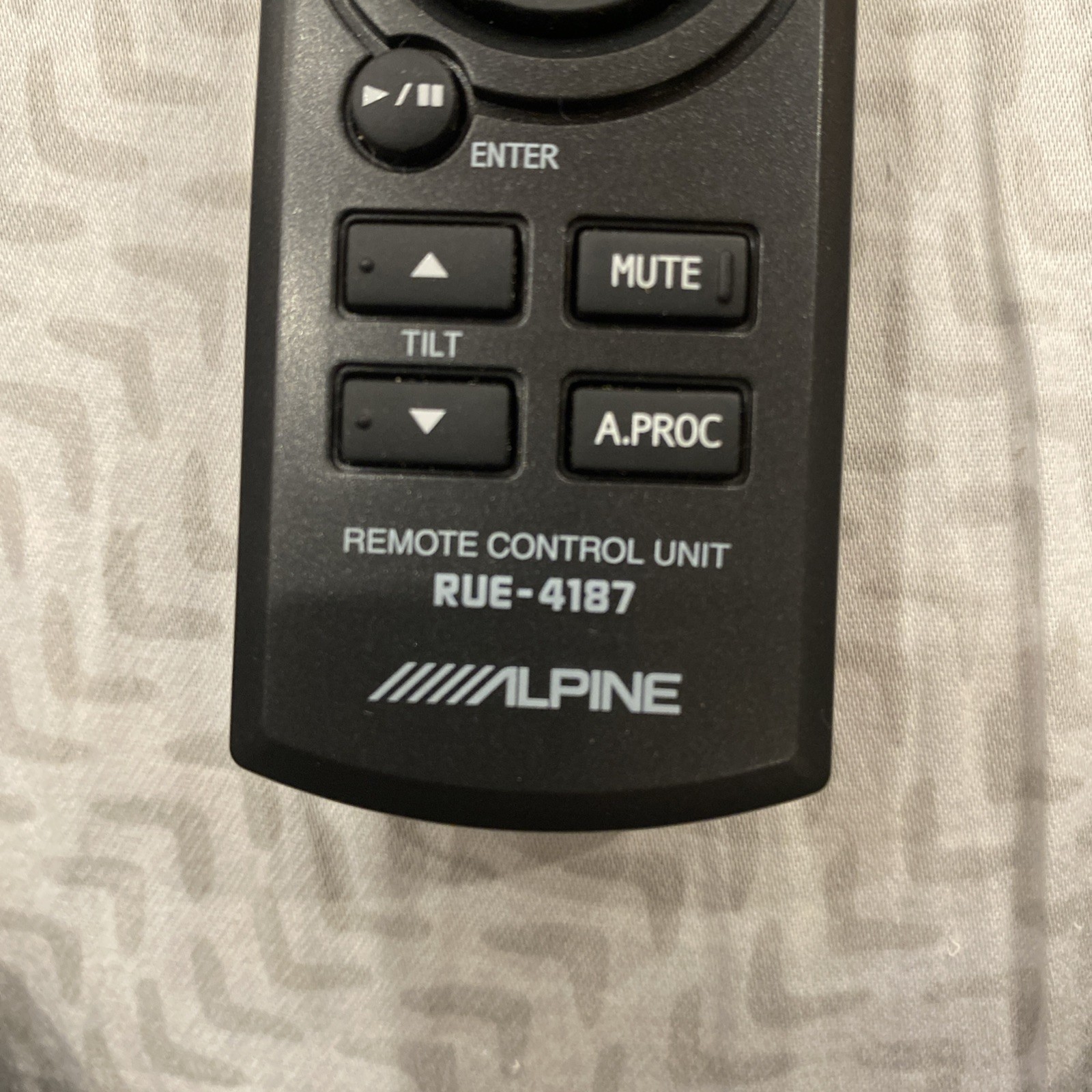 Car Audio Remote Control for Alpine RUE-4187 Stereo System OEM Replacement