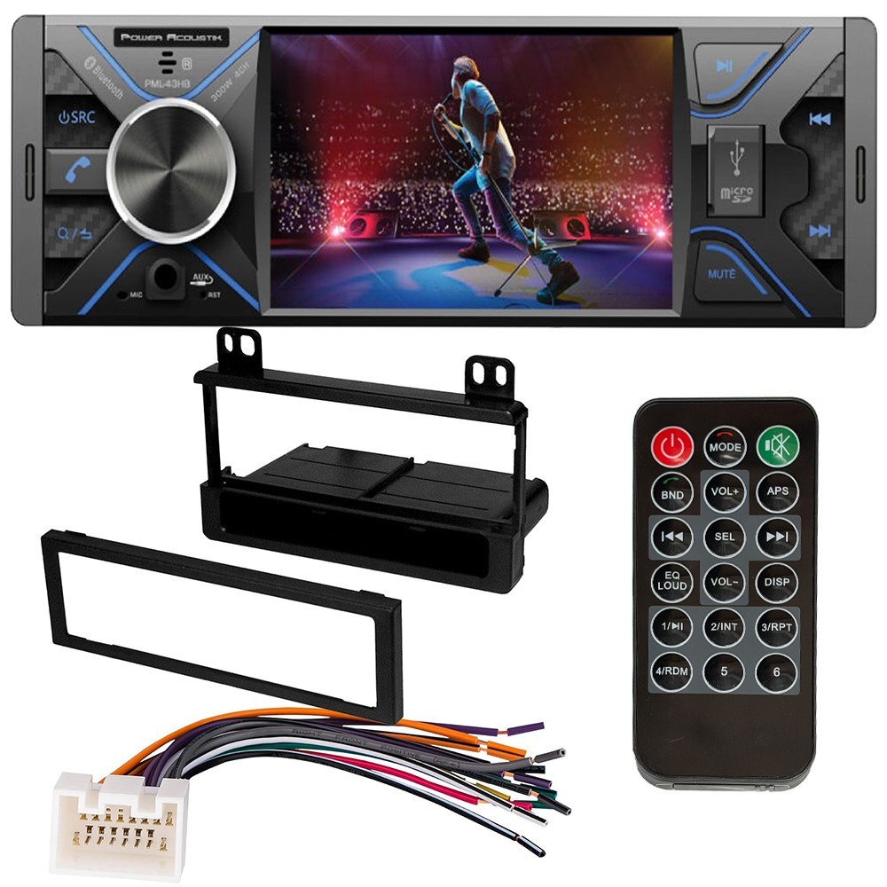 Bluetooth AM/FM Radio Car Stereo w/ 4.3″ Screen for 1999-2003 Ford F-150 Pickup