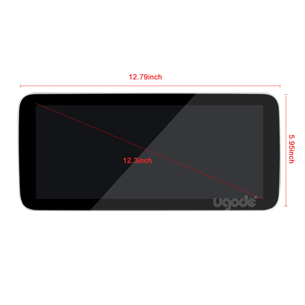 Ugode 12.3inch Android Screen Carplay GPS Mercedes Benz C GLC W205 2014-2020
