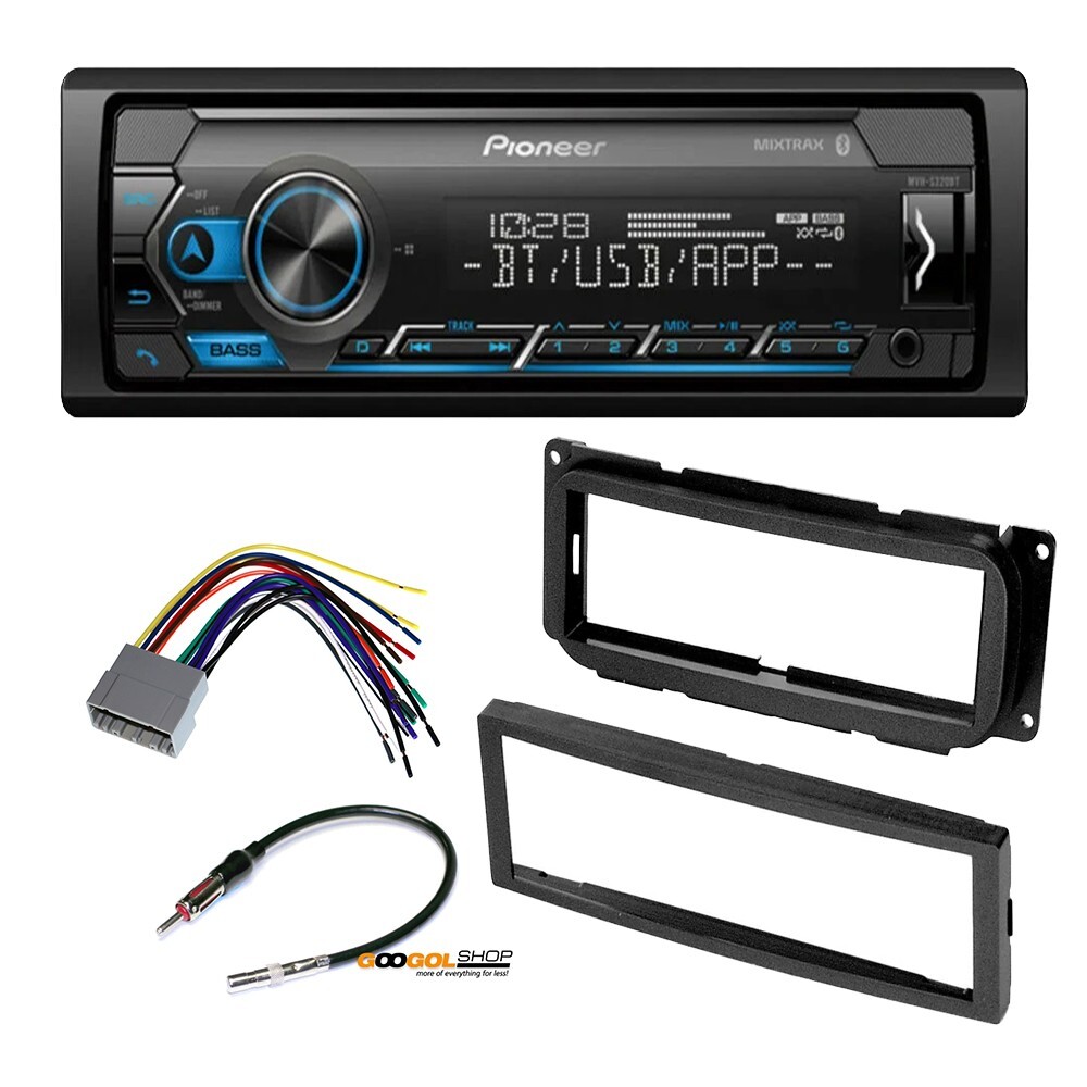 Pioneer Bluetooth Car Stereo Radio & install kit for 2002-2007 Jeep Liberty