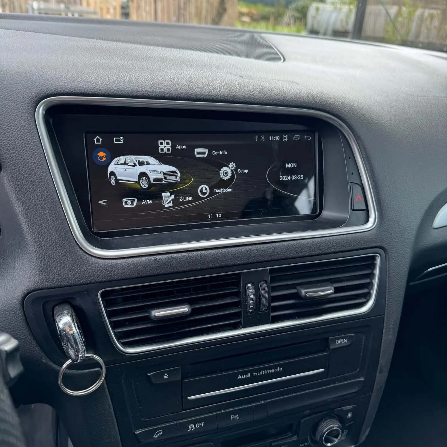 For Audi Q5 2009-2017 Car Stereo Radio 8.8″ Android 13 Carplay GPS WiFi 4+64GB