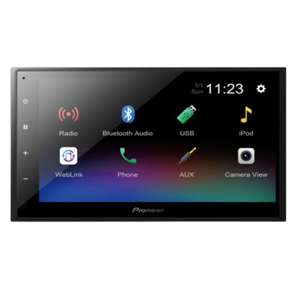 Pioneer DMH-342EX 6.8″ Multimedia (Does Not Play Disc) w/ Bullet Camera