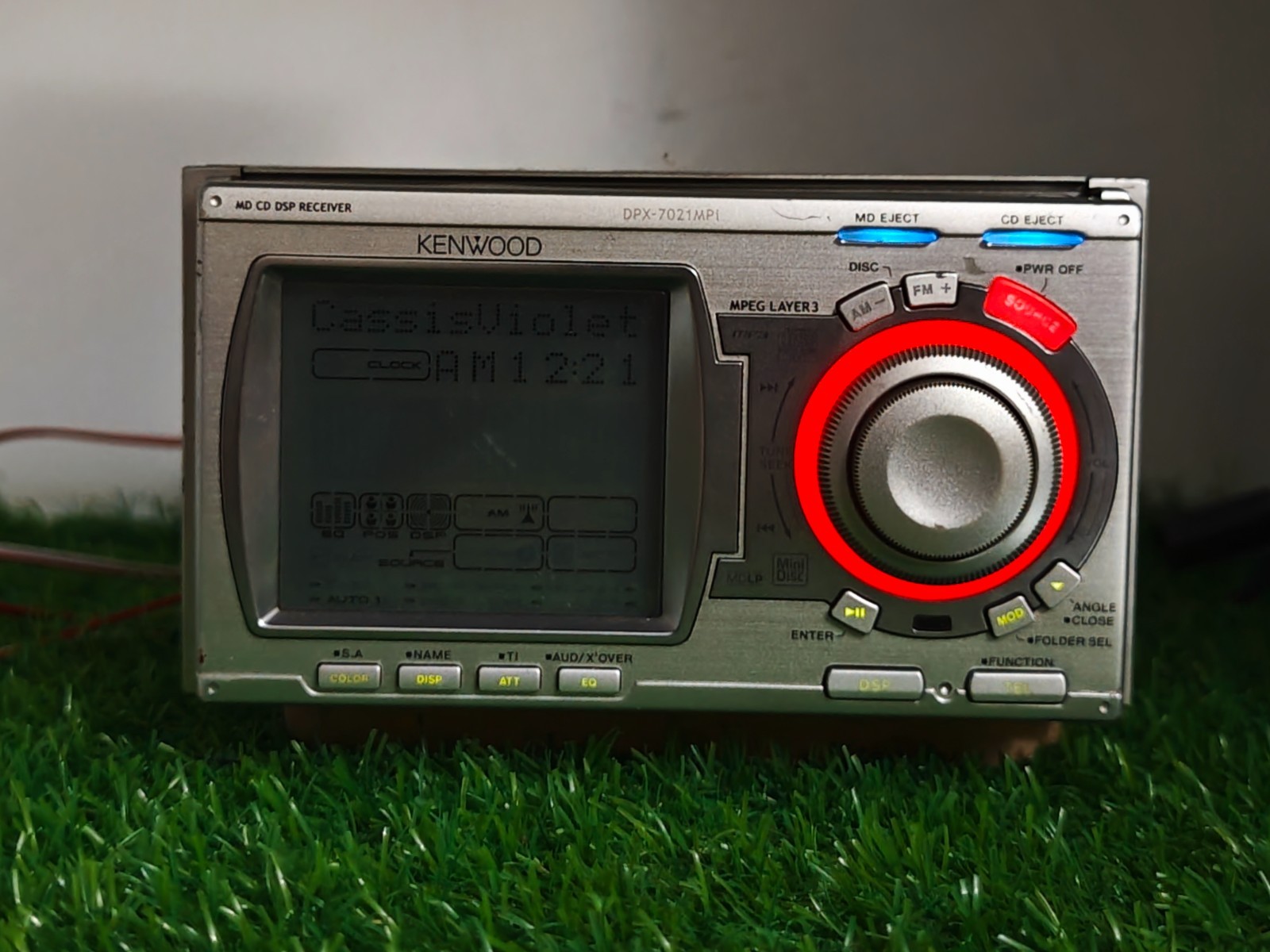 Vintage Kenwood DPX-7021MP Double-DIN CD / MiniDisc Player & DSP Receiver