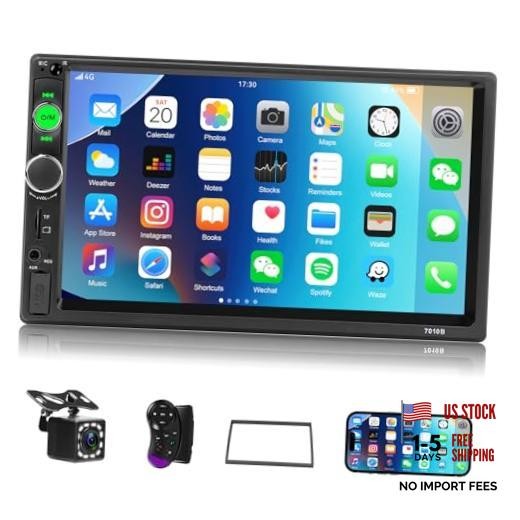 Car Stereo 2 Din Car Radio 7″ MP5 Player with HD Touch Screen Digital Display