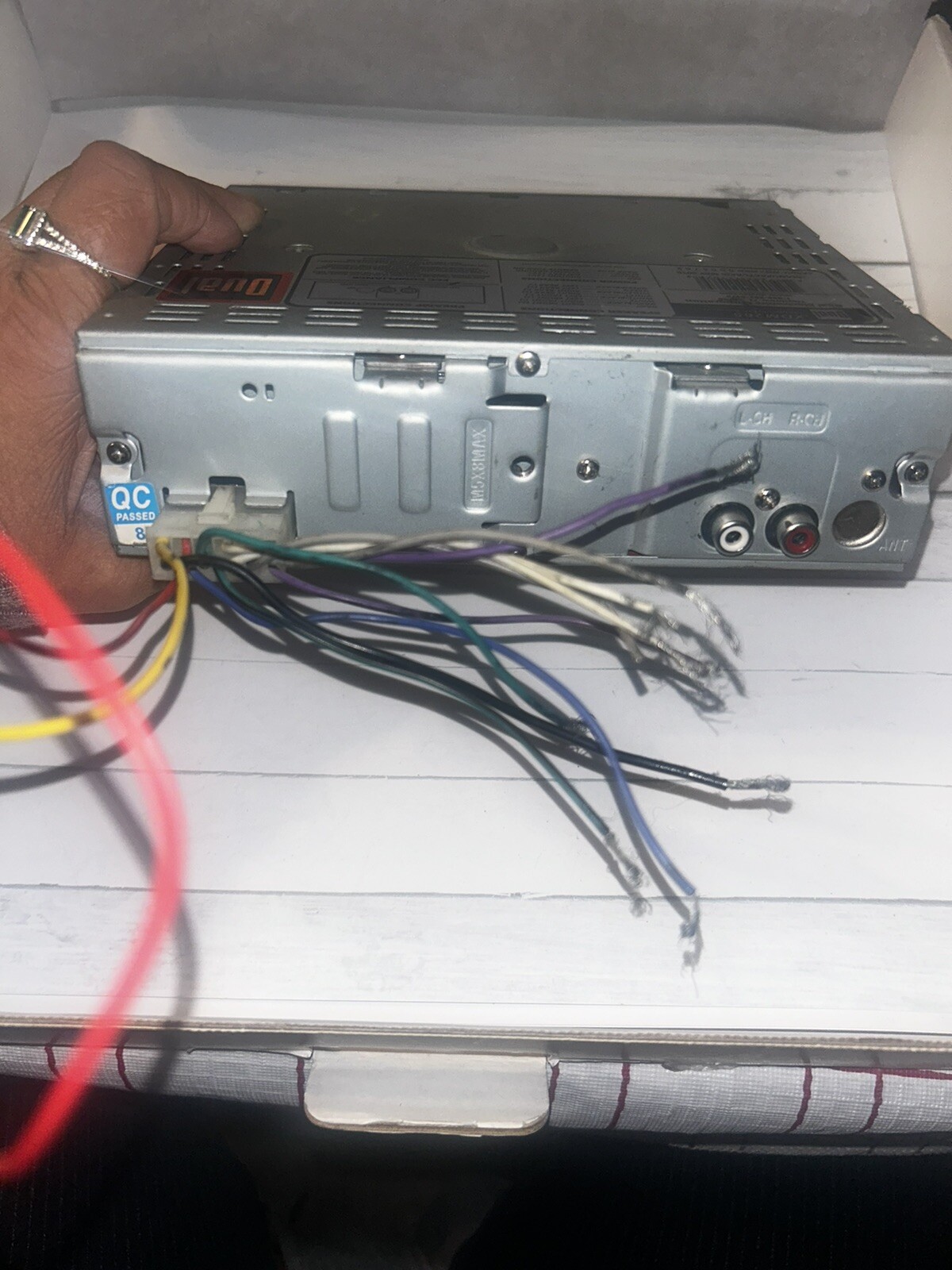 Car Stereo DIN 60W CD Receiver Detachable Faceplate DUAL Electronics XDM265