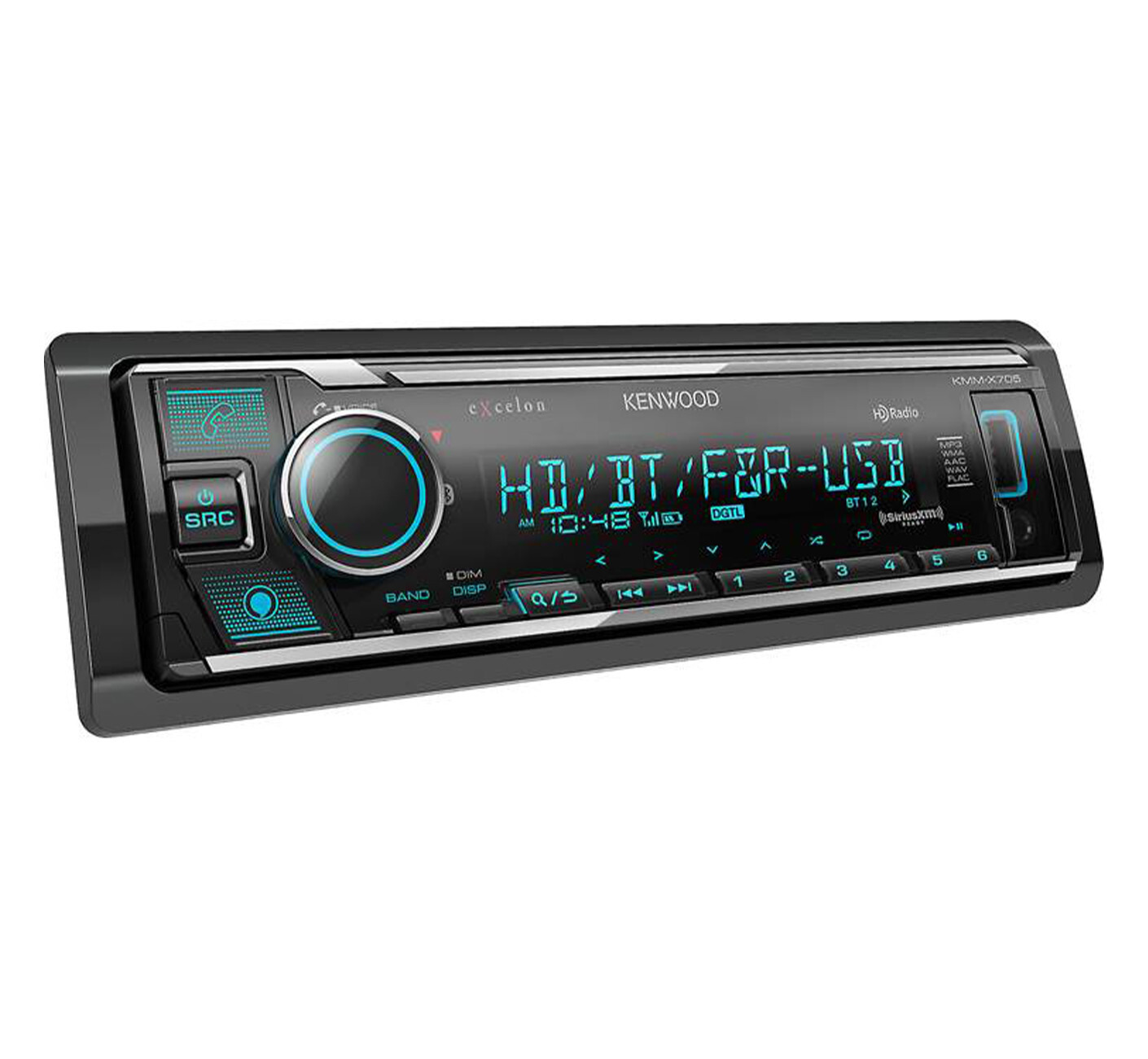 Kenwood Excelon KMM-X705 6-Channel Multimedia Receiver with Built-in Bluetooth